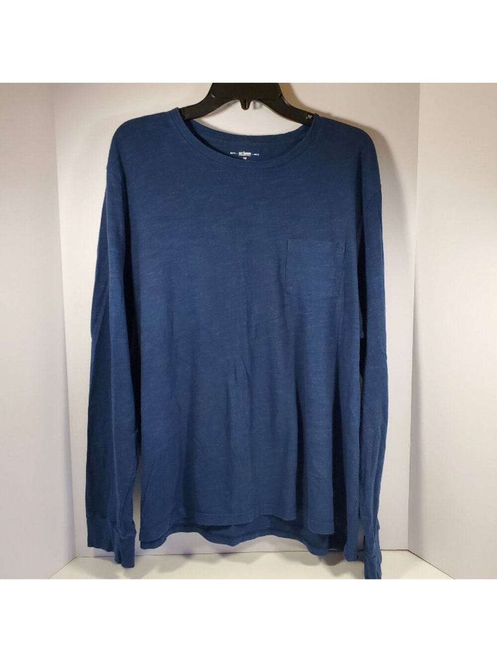 Urban Pipeline Mens Long Sleeve Blue XXL Ultimate Pocket Tee
